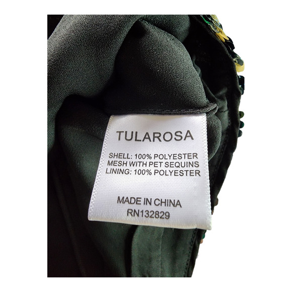 Tularosa Belinda Sequin Crop Top – Multi Women’s Size: Small - Picture 7 of 11